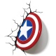 Marvel 3D LED Leuchte Captain America Shield --- BESCHAEDIGTE VERPACKUNG