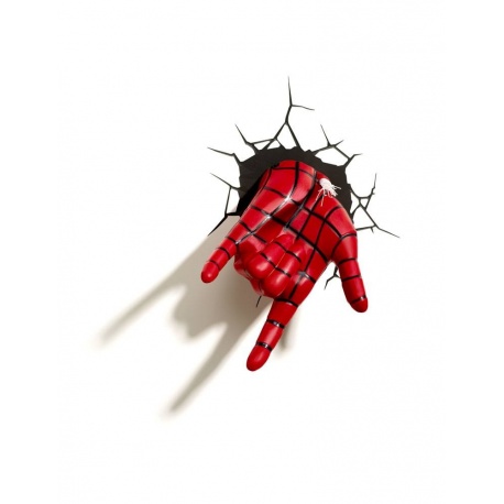 Ultimate Spider-Man 3D LED Leuchte Spider-Man Hand --- BESCHAEDIGTE VERPACKUNG