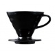 Dripper ceramiczny HARIO Kasuya KDC-02-B (kolor czarny)