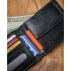 Poziomy portfel bez zapięcia, skóra naturalna, RFID Stop, Pierre Andreus