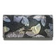 Skórzany portfel opalizujący motyle Lorenti