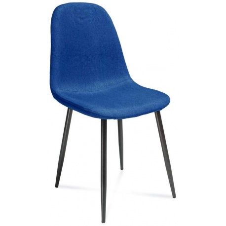 Krzesło SIMON plaster miodu/ niebieski/noga czarna