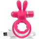 SCREAMING O RECHARGEABLE VIBRATING RING WITH RABBIT - O HARE- PINK