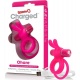 SCREAMING O RECHARGEABLE VIBRATING RING WITH RABBIT - O HARE- PINK