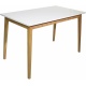 Stół (biały mat/dąb) 68x120