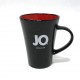 Kubek firmowy - System JO Ceramic Mug Black and Red