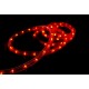 Wąż świetlny 360 mini żarówek, 10 m, czerwony