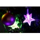 Lampki świąteczne gwiazdki 28 LED kolorowe